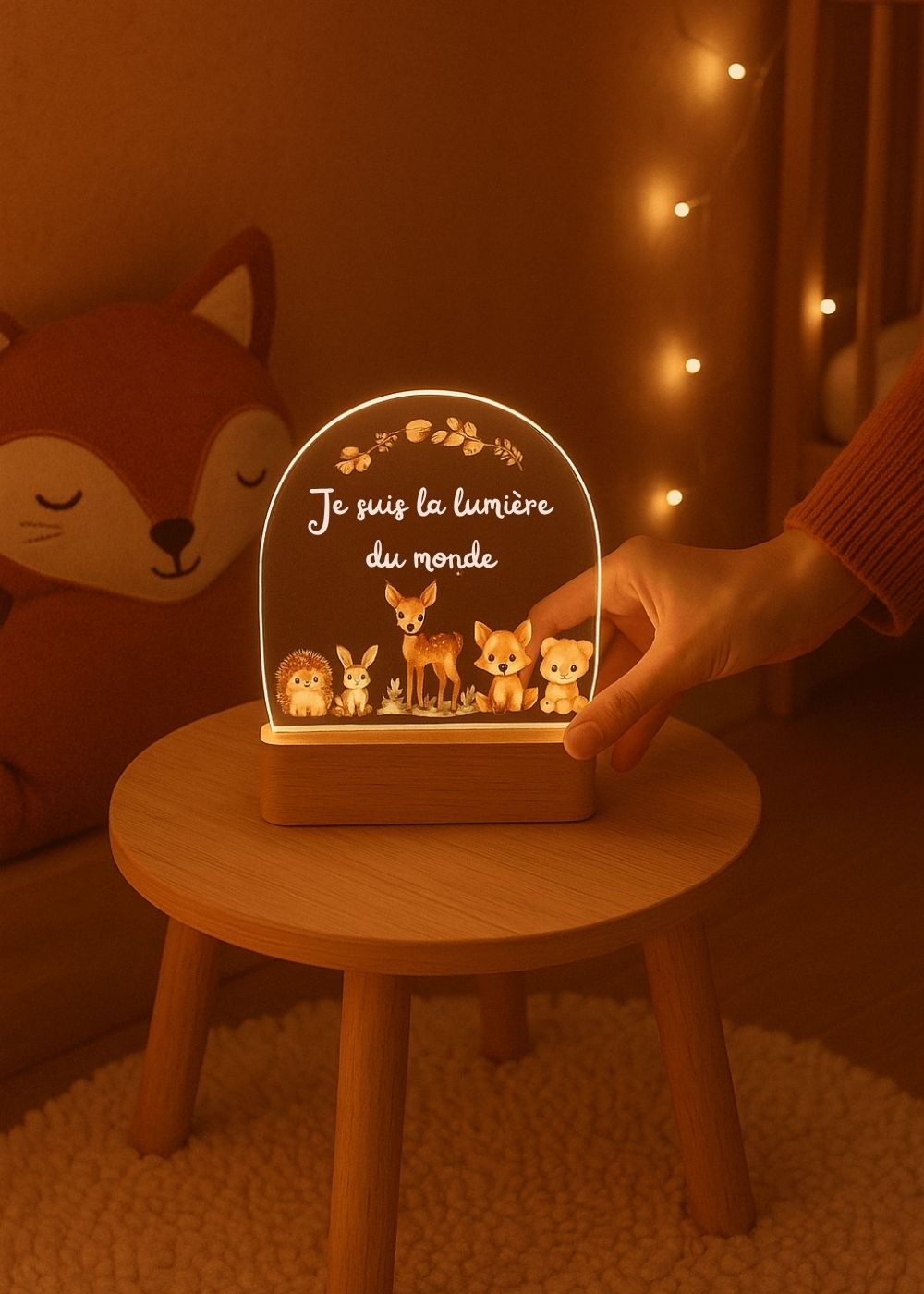 Veilleuse animaux de l'automne