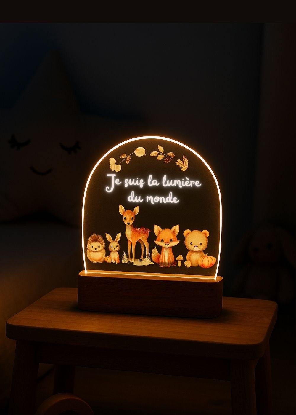 Veilleuse animaux de l'automne