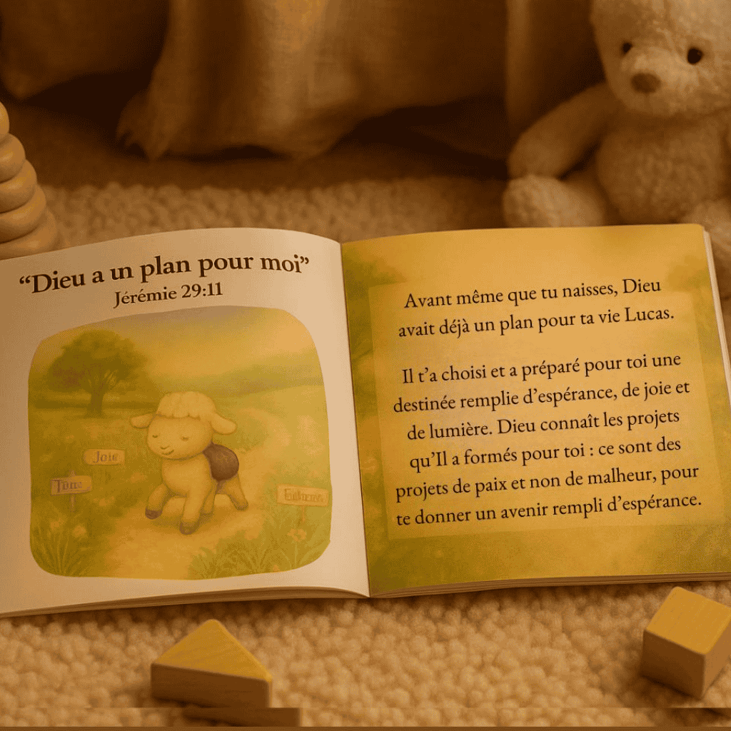 Livre chrétien personnalisé - couverture rigide