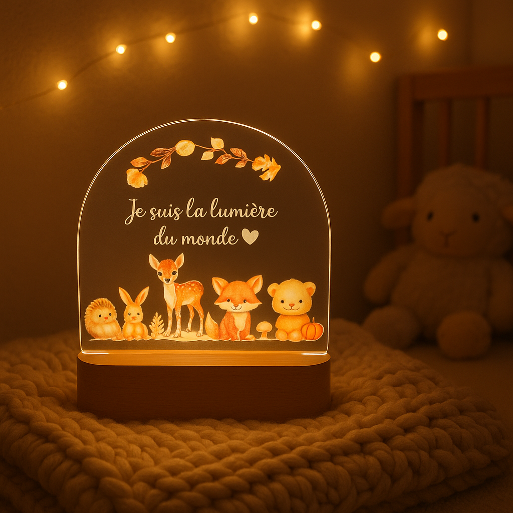 Veilleuse animaux de l'automne