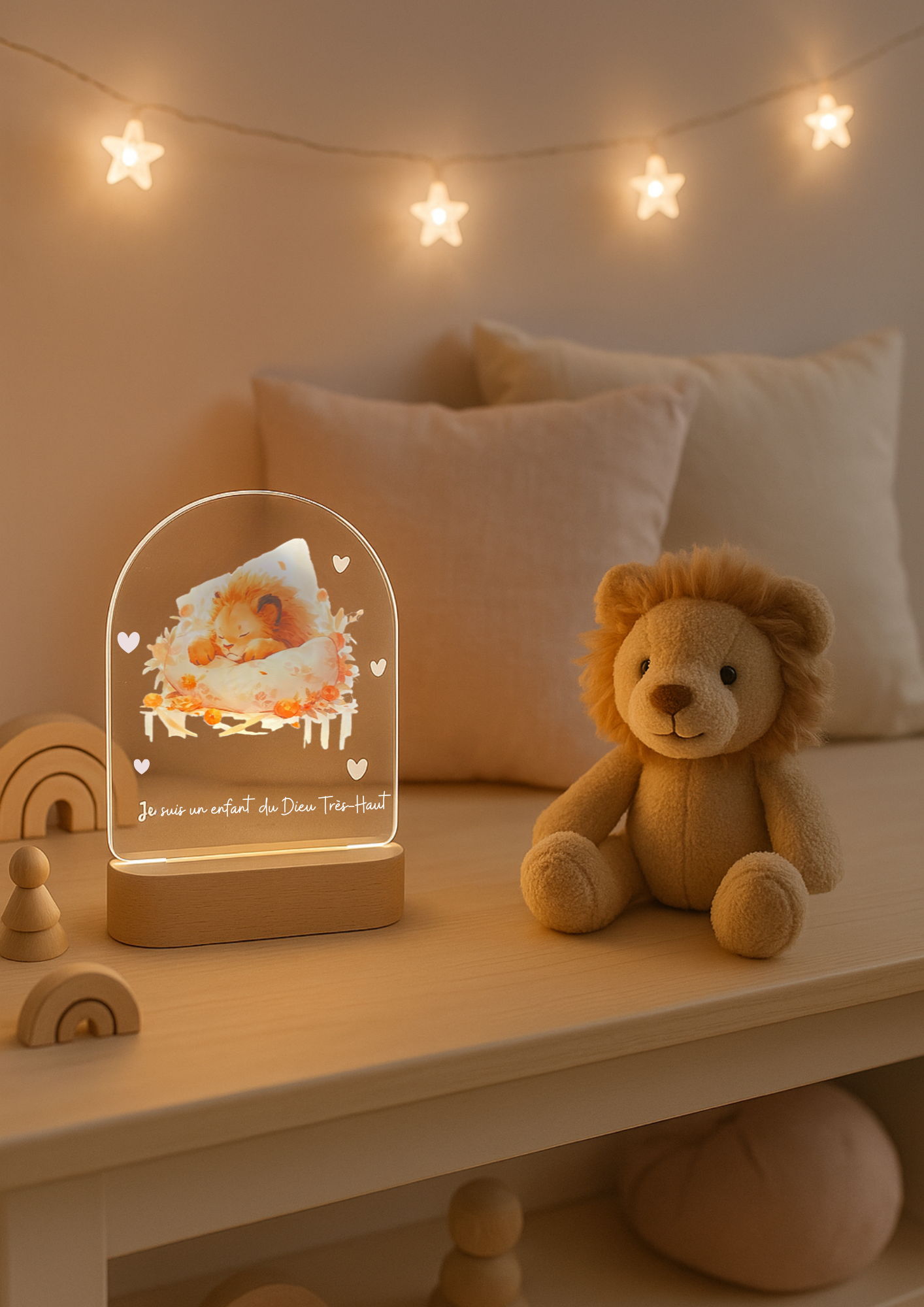 Veilleuse bébé lion