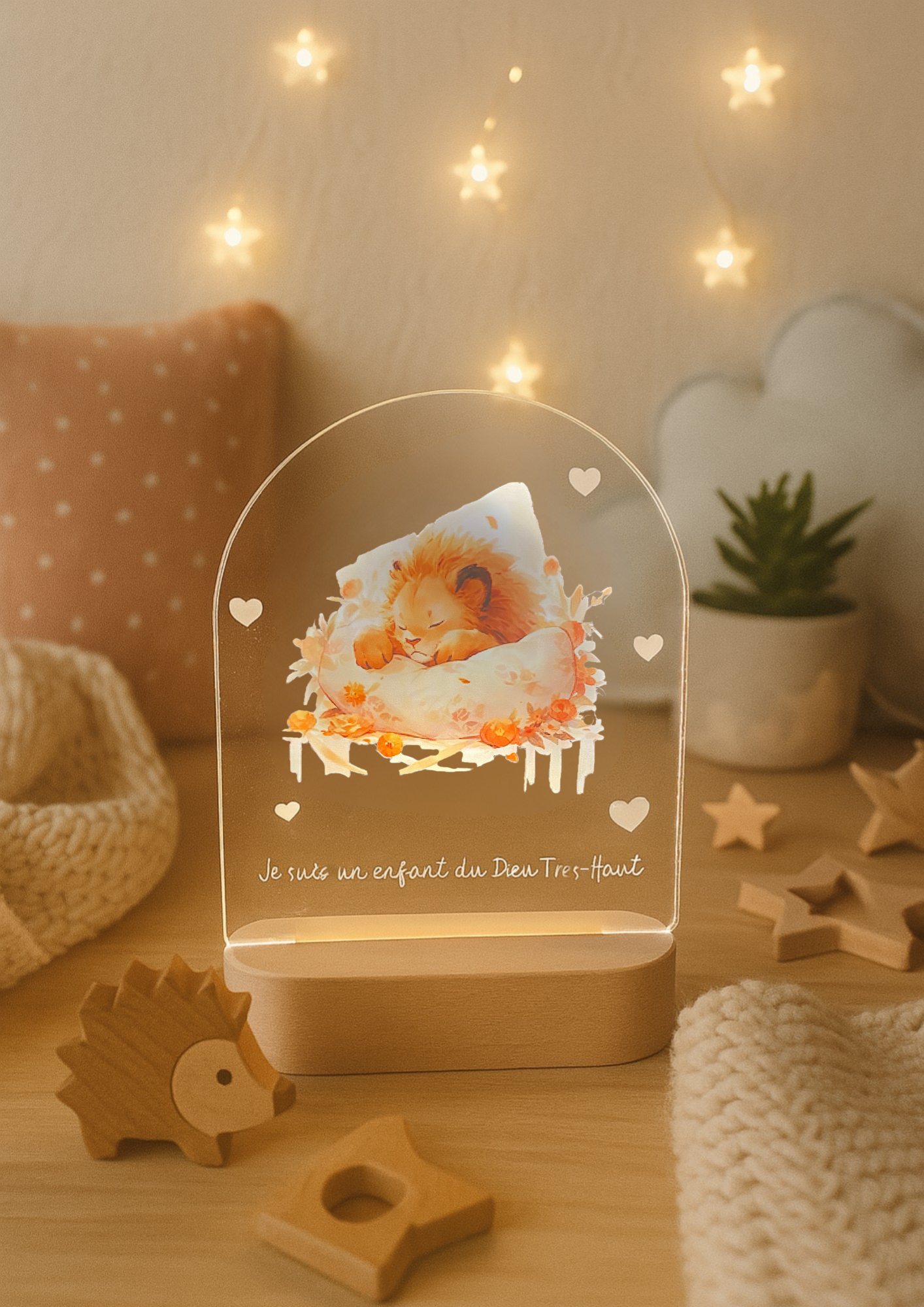 Veilleuse bébé lion